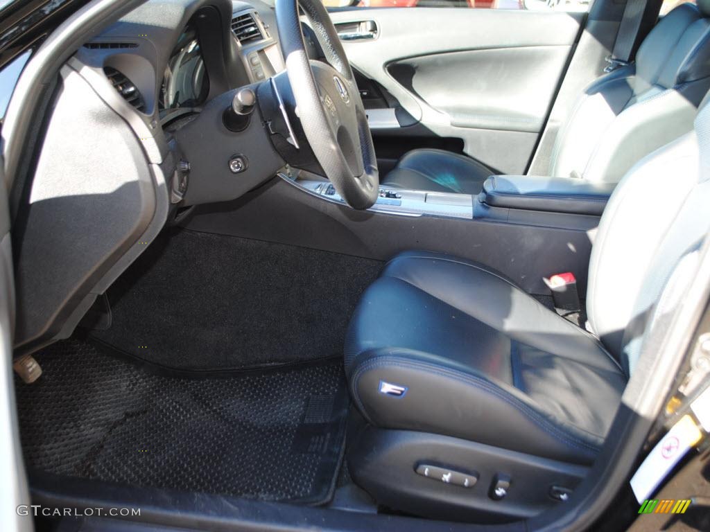 Black Interior 2008 Lexus IS F Photo #39207822