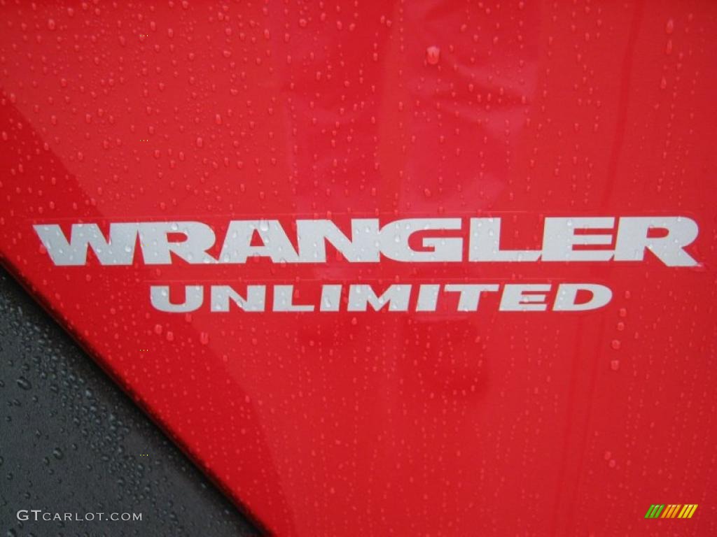 2011 Wrangler Unlimited Rubicon 4x4 - Flame Red / Black photo #24