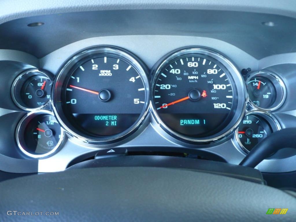 2011 GMC Sierra 3500HD Work Truck Crew Cab 4x4 Gauges Photo #39208202