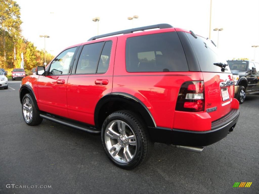 2010 Explorer XLT Sport - Torch Red / Black photo #31