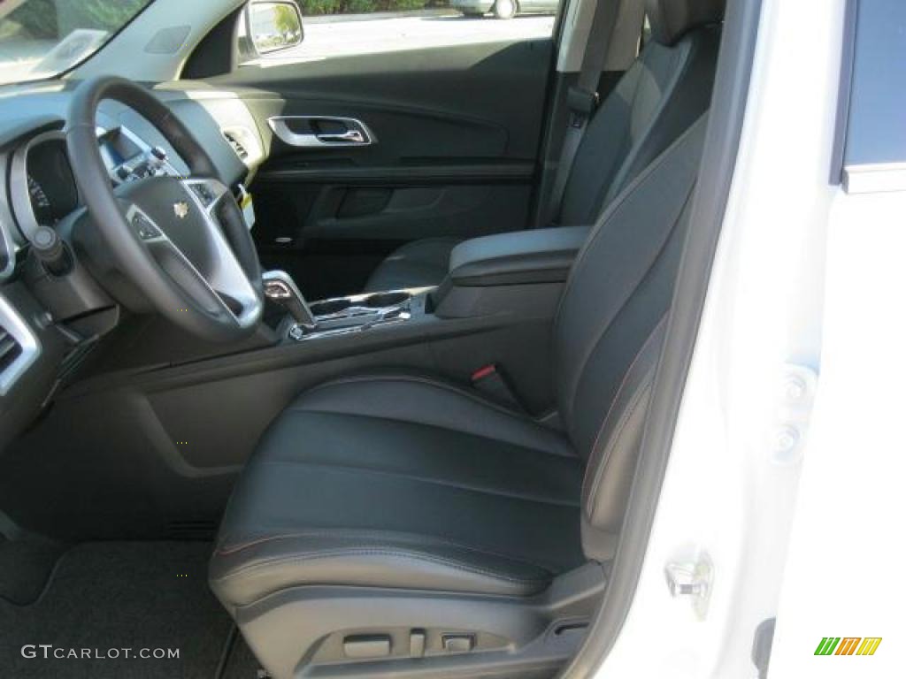 Jet Black Interior 2011 Chevrolet Equinox LT Photo #39208358