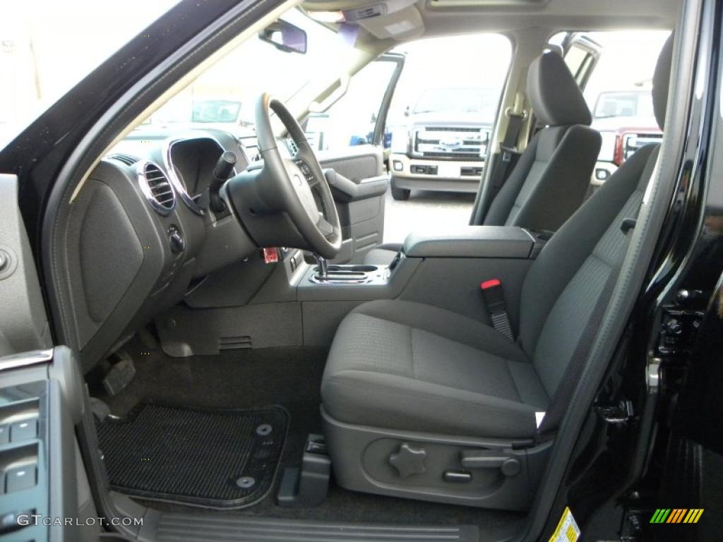 Black Interior 2010 Ford Explorer XLT Sport Photo #39208402