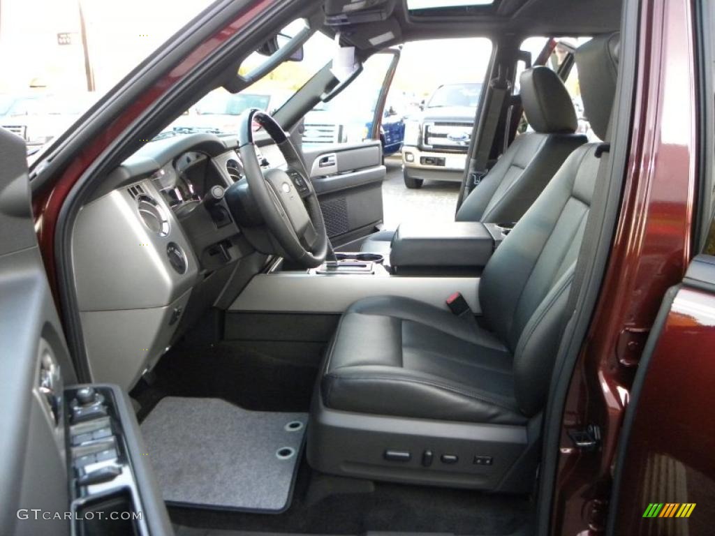 Charcoal Black Interior 2011 Ford Expedition EL Limited 4x4 Photo #39208930
