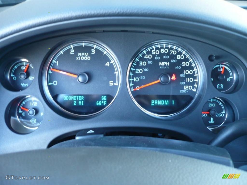 2011 GMC Sierra 3500HD Denali Crew Cab 4x4 Dually Gauges Photo #39209006
