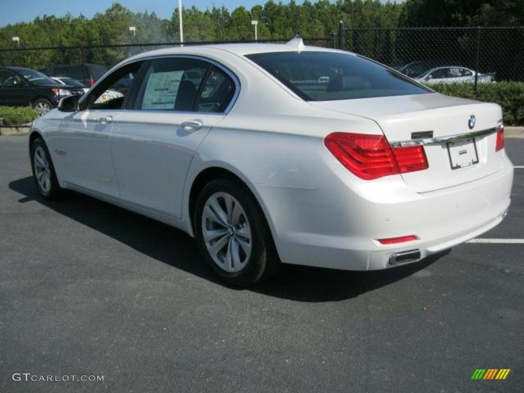 Mineral White Metallic 2011 BMW 7 Series 740Li Sedan Exterior Photo #39209042