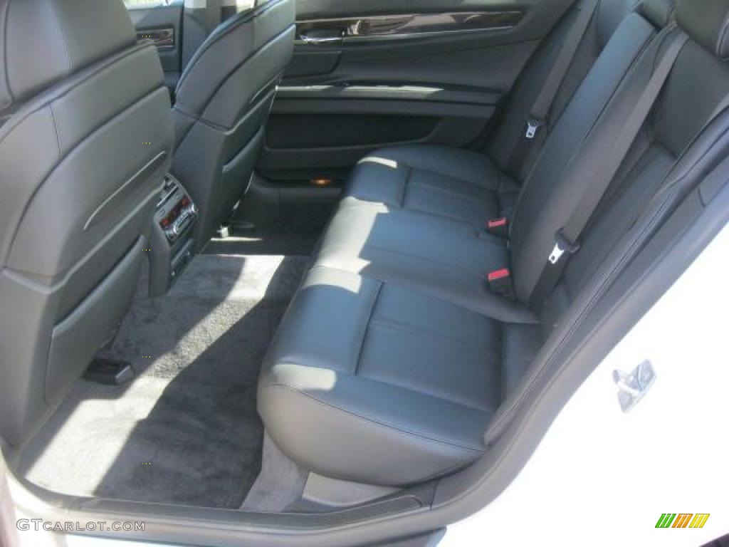Black Interior 2011 BMW 7 Series 740Li Sedan Photo #39209086