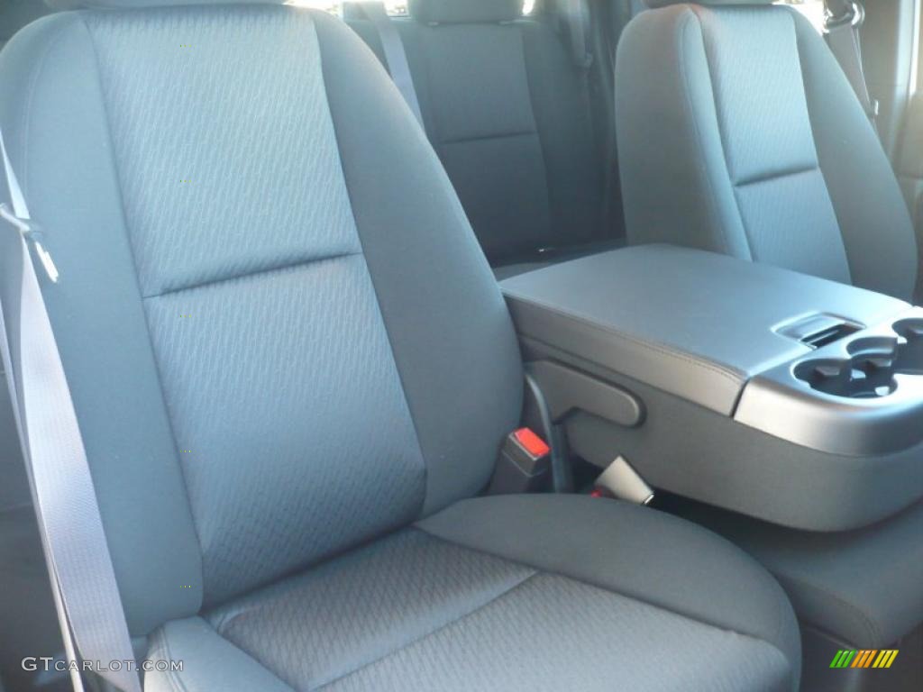 Ebony Interior 2011 GMC Sierra 2500HD SLE Extended Cab 4x4 Chassis Photo #39209278