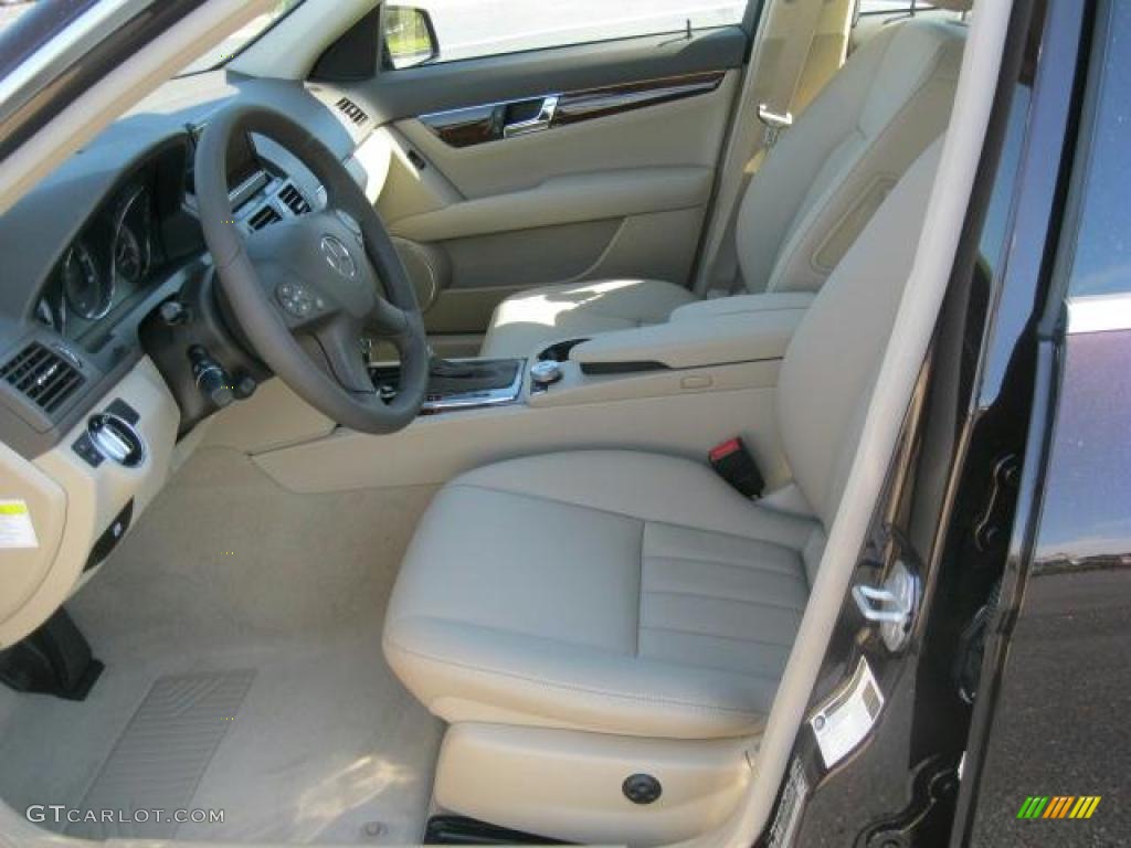 Almond/Mocha Interior 2011 Mercedes-Benz C 300 Luxury Photo #39209594