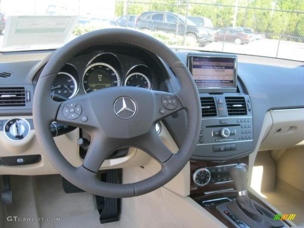 2011 Mercedes-Benz C 300 Luxury Almond/Mocha Dashboard Photo #39209642