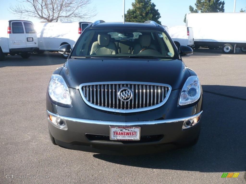 2011 Enclave CXL AWD - Carbon Black Metallic / Cashmere/Cocoa photo #2