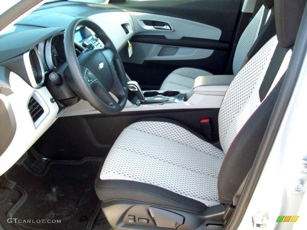 Light Titanium/Jet Black Interior 2011 Chevrolet Equinox LS AWD Photo #39210030