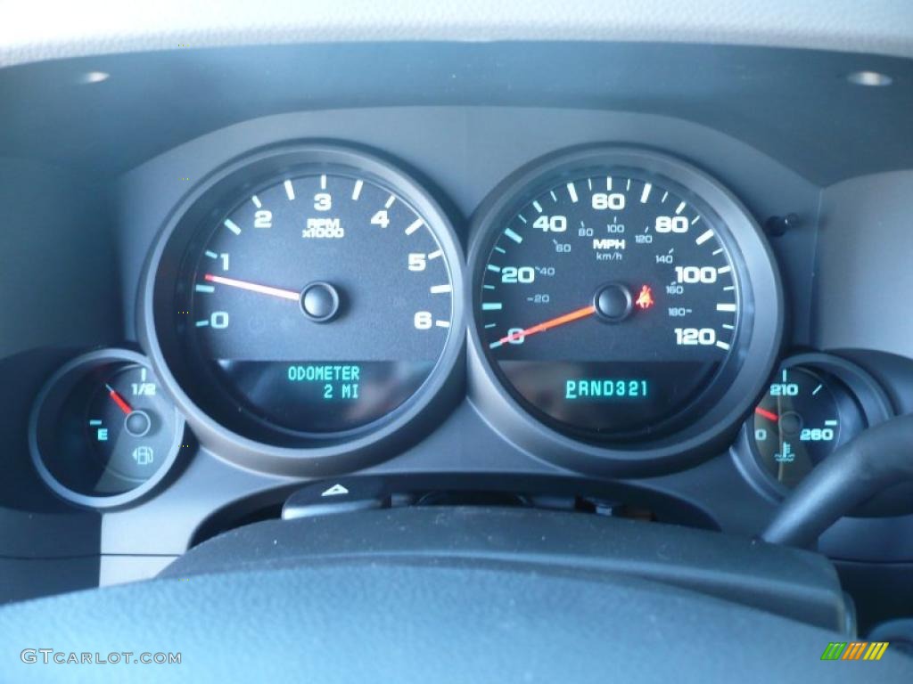 2011 GMC Sierra 1500 SL Extended Cab 4x4 Gauges Photo #39210126