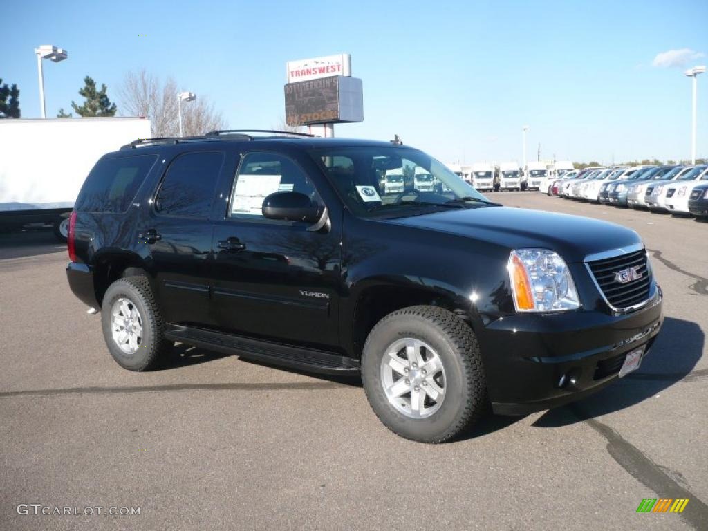 Onyx Black 2011 GMC Yukon SLT 4x4 Exterior Photo #39210158
