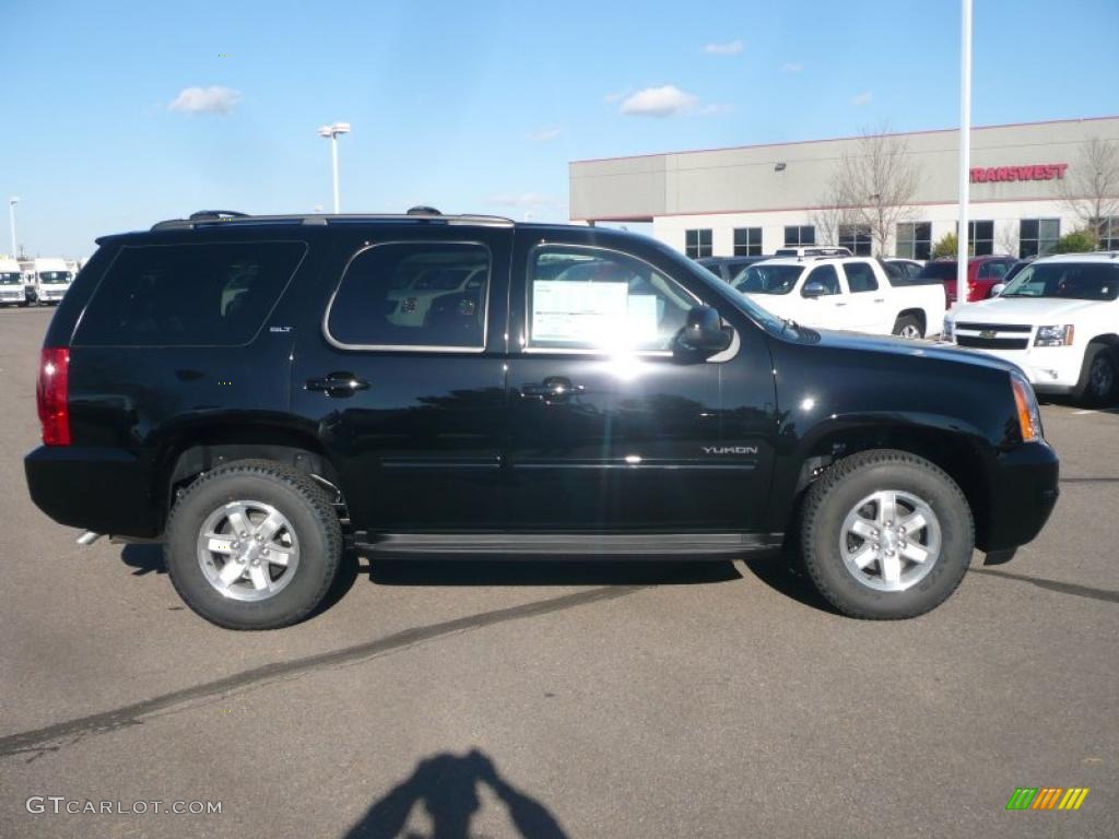 Onyx Black 2011 GMC Yukon SLT 4x4 Exterior Photo #39210190