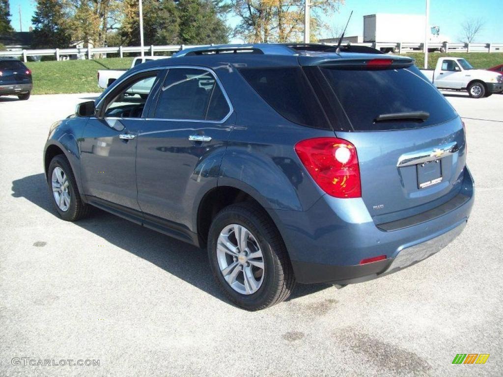 Twilight Blue Metallic 2011 Chevrolet Equinox LTZ AWD Exterior Photo #39210214