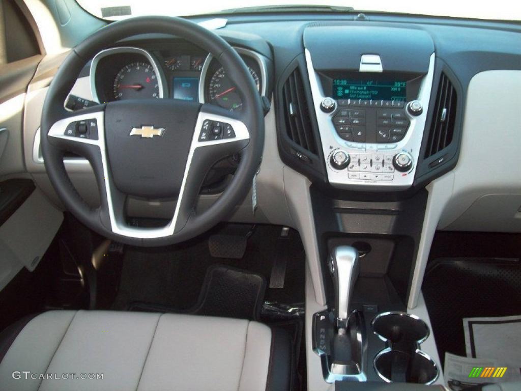 2011 Chevrolet Equinox LTZ AWD Light Titanium/Jet Black Dashboard Photo #39210346
