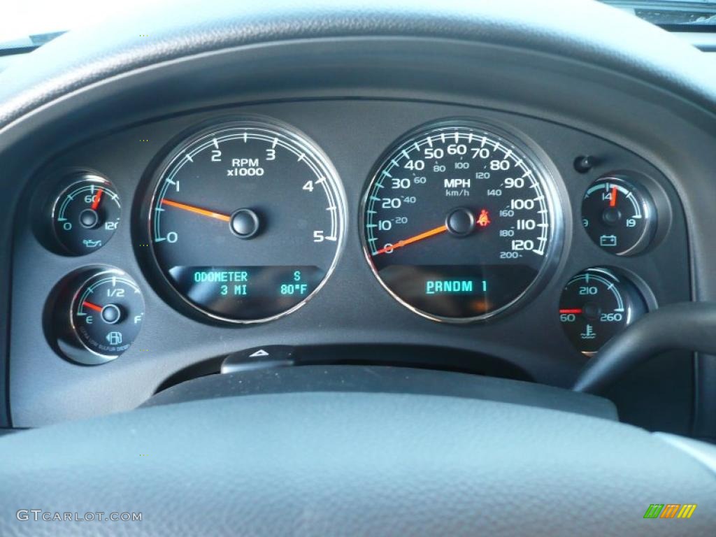 2011 GMC Sierra 2500HD SLT Crew Cab 4x4 Gauges Photo #39210434