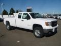 Summit White 2011 GMC Sierra 2500HD Work Truck Extended Cab 4x4 Exterior