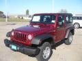 2011 Deep Cherry Red Crystal Pearl Jeep Wrangler Sport 4x4  photo #1