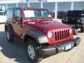 2011 Deep Cherry Red Crystal Pearl Jeep Wrangler Sport 4x4  photo #3