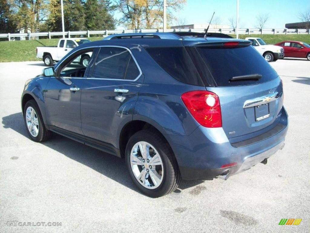 Twilight Blue Metallic 2011 Chevrolet Equinox LTZ AWD Exterior Photo #39210746
