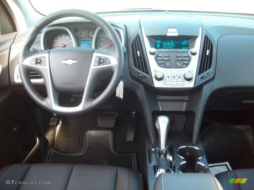 2011 Chevrolet Equinox LTZ AWD Light Titanium/Jet Black Dashboard Photo #39210874