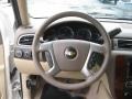 Light Cashmere/Dark Cashmere 2011 Chevrolet Tahoe LTZ Steering Wheel