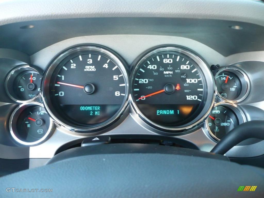 2011 GMC Sierra 2500HD Work Truck Extended Cab 4x4 Gauges Photo #39210934