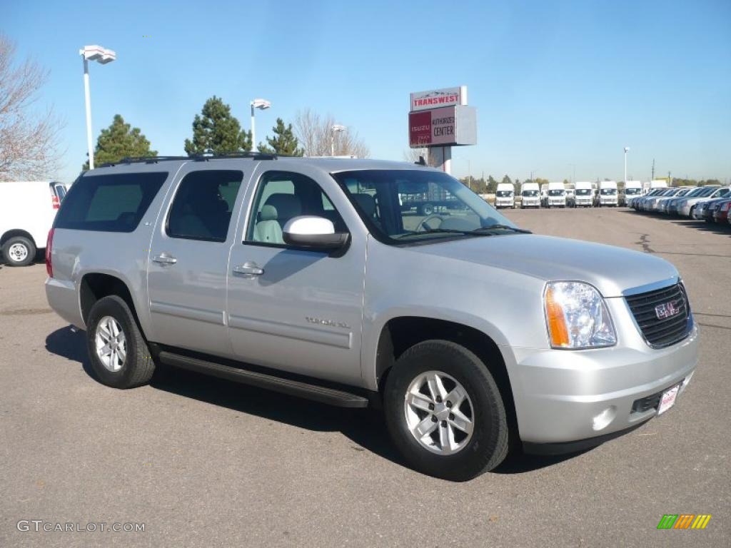 Pure Silver Metallic 2010 GMC Yukon XL SLT 4x4 Exterior Photo #39211982