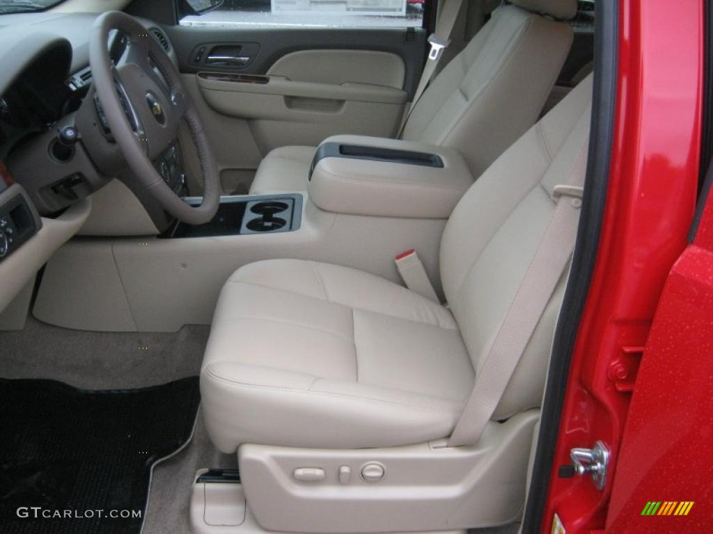 Light Cashmere/Dark Cashmere Interior 2011 Chevrolet Tahoe LT Photo #39212010