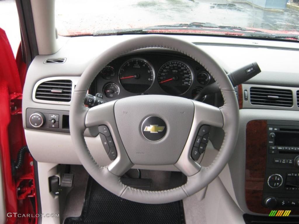2011 Chevrolet Tahoe LT Light Titanium/Dark Titanium Steering Wheel Photo #39212450