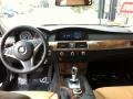 2008 BMW 5 Series Natural Brown Dakota Leather Interior Dashboard Photo
