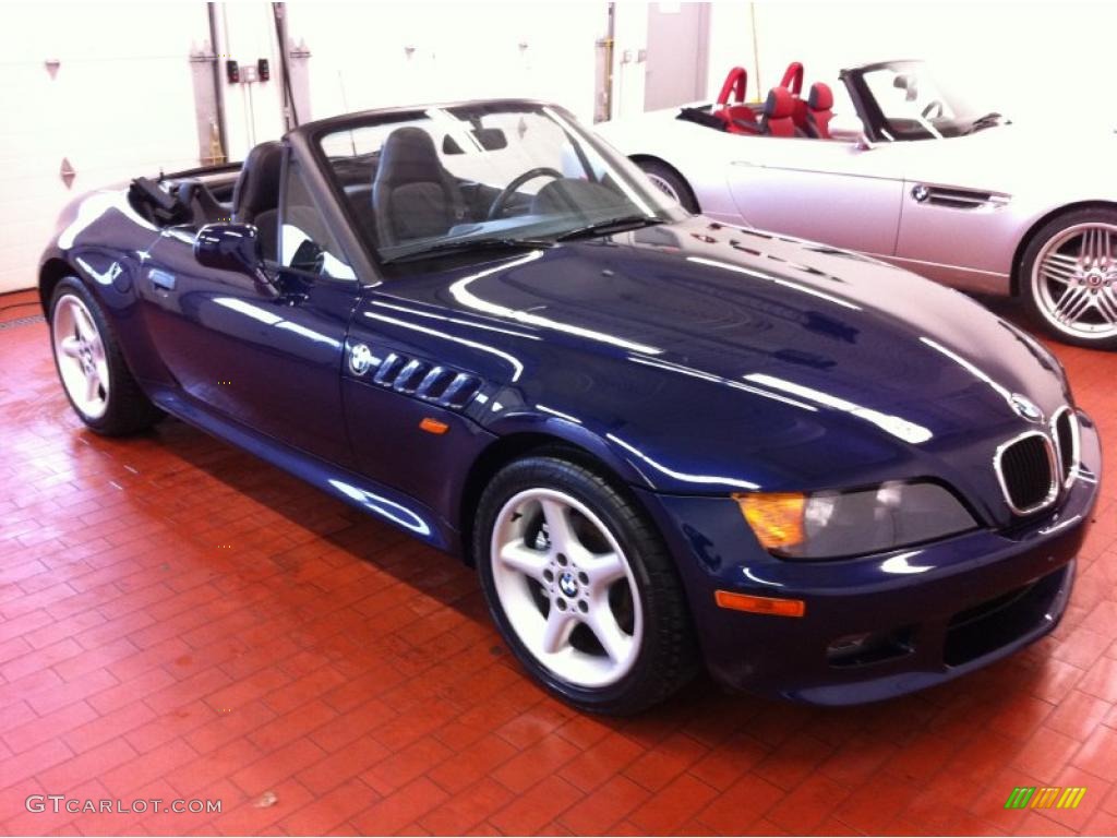 1997 Z3 2.8 Roadster - Montreal Blue Metallic / Black photo #3