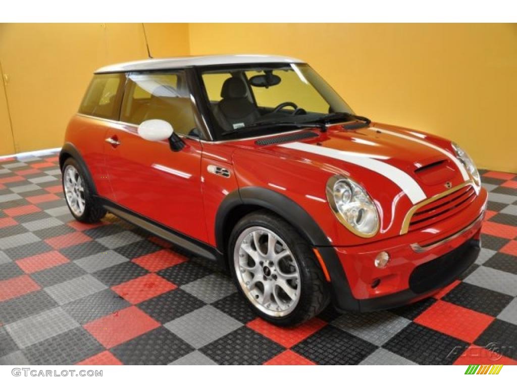 2005 Cooper S Hardtop - Chili Red / Panther Black photo #1