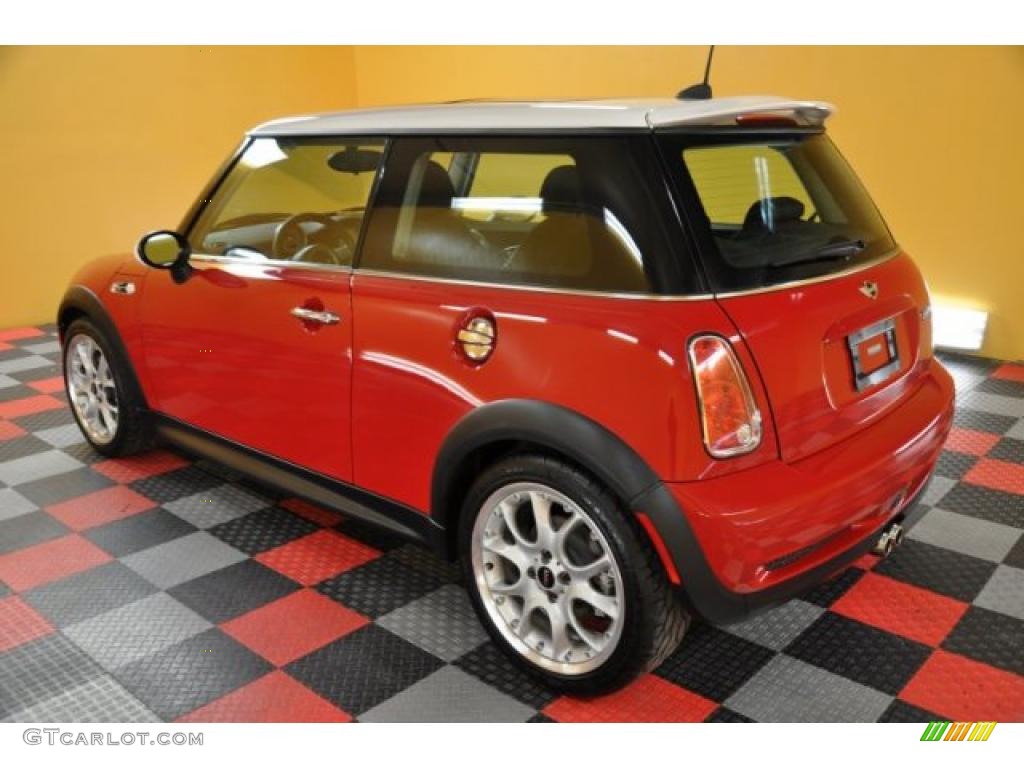 2005 Cooper S Hardtop - Chili Red / Panther Black photo #3