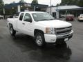 2011 Summit White Chevrolet Silverado 1500 LT Extended Cab 4x4  photo #7