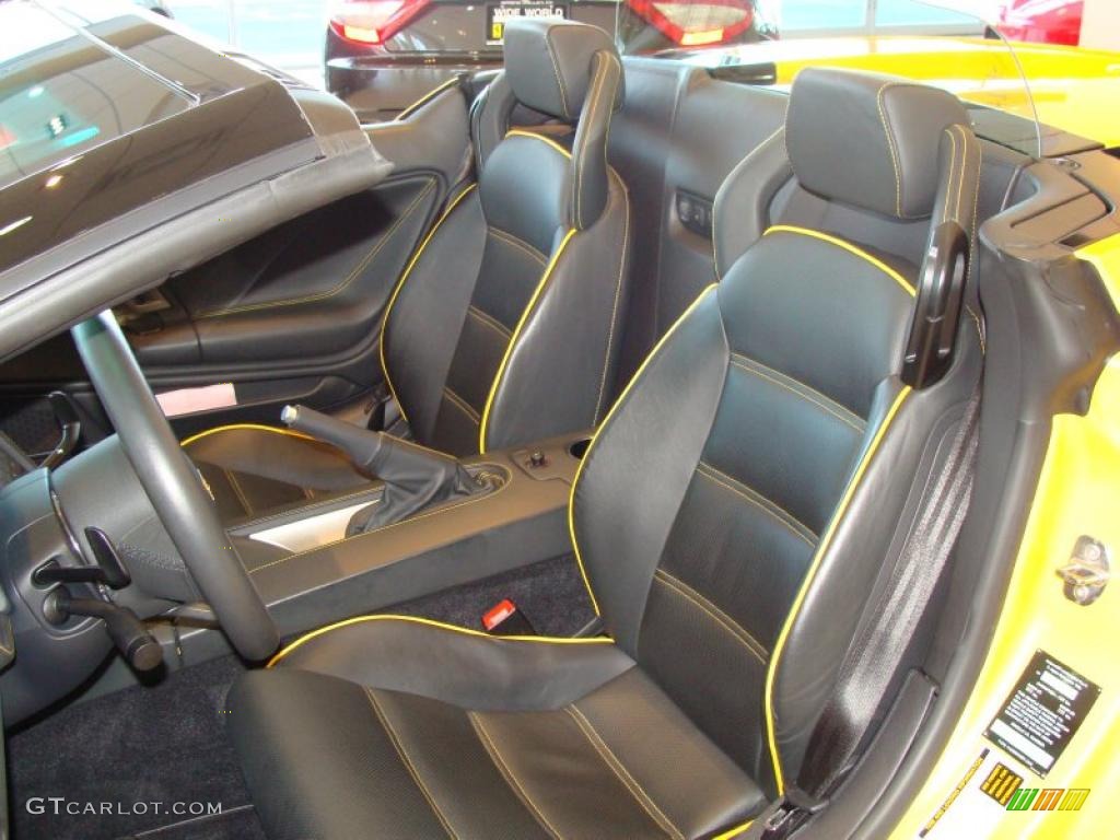 Nero Perseus Interior 2007 Lamborghini Gallardo Spyder Photo #39215897