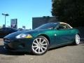 2007 Jaguar Racing Green Metallic Jaguar XK XK8 Convertible  photo #1