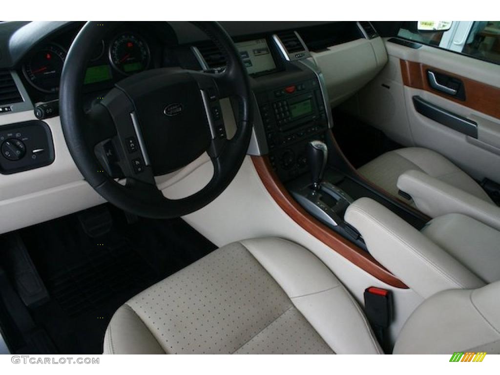 2006 Land Rover Range Rover Sport Supercharged Ivory Dashboard Photo #39217366