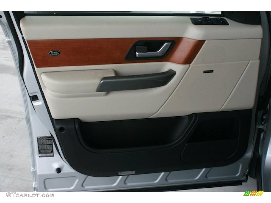 2006 Land Rover Range Rover Sport Supercharged Ivory Door Panel Photo #39217698