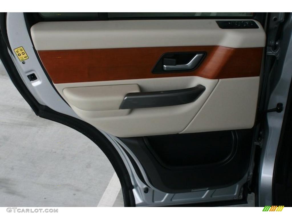 2006 Land Rover Range Rover Sport Supercharged Ivory Door Panel Photo #39217710