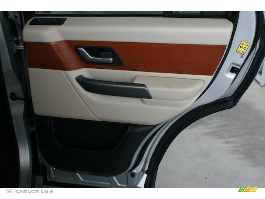 2006 Land Rover Range Rover Sport Supercharged Ivory Door Panel Photo #39217726