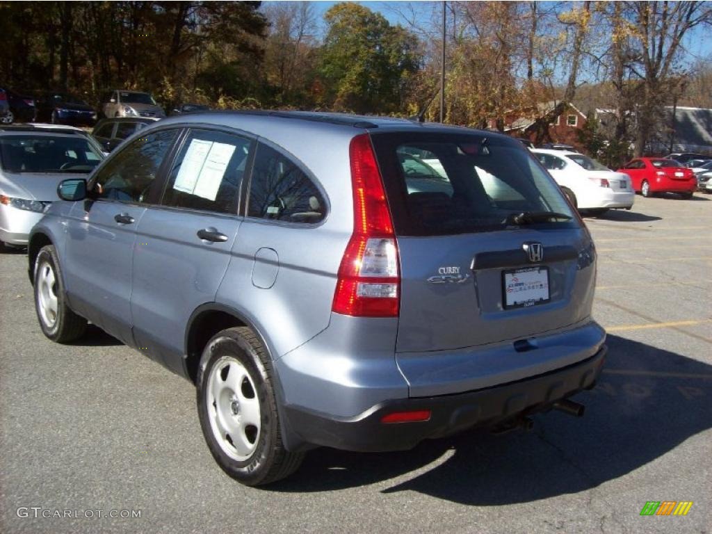 2008 CR-V LX 4WD - Glacier Blue Metallic / Gray photo #2