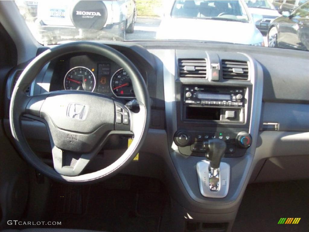 2008 CR-V LX 4WD - Glacier Blue Metallic / Gray photo #5