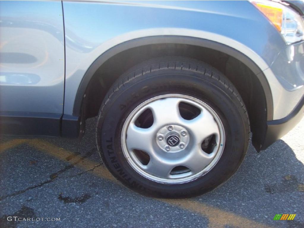 2008 CR-V LX 4WD - Glacier Blue Metallic / Gray photo #12