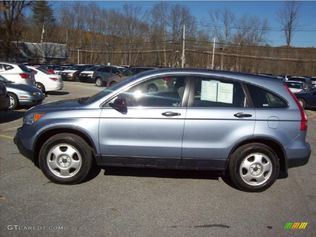 2008 CR-V LX 4WD - Glacier Blue Metallic / Gray photo #20