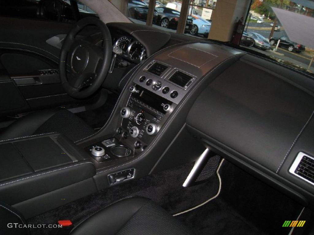 2011 Aston Martin Rapide Sedan Obsidian Black Dashboard Photo #39219298