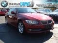 2011 Vermillion Red Metallic BMW 3 Series 335i Convertible  photo #3