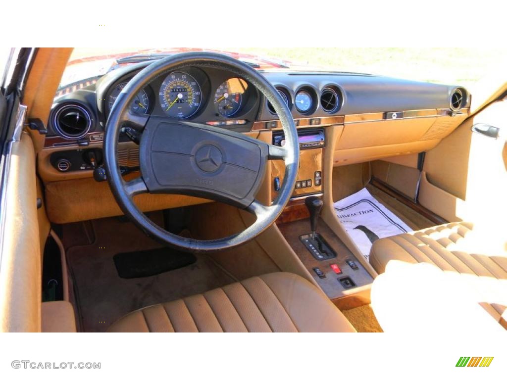 Palomino Interior 1987 Mercedes-Benz SL Class 560 SL Roadster Photo #39219910
