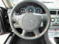 Dark Slate Gray 2006 Chrysler Crossfire Limited Roadster Steering Wheel
